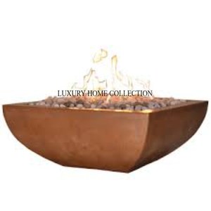 High efficiency smoke reducing metal <b>fire</b> <b>pit</b> with strategically placed vents allowing for clean burning and minimal emissions - Product Image 1