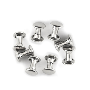 Rivet à double capuchon en acier inoxydable et aluminium - Product Image 1