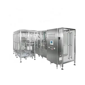 Double Ports Healthcare Industry IV Solution Soft Bag Filling Capping and Sealing Manufacturing Line