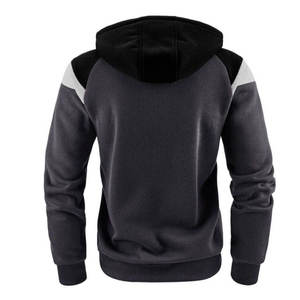 Kivotech hommes Denim délavé poids lourd à capuche sérigraphié solide hommes sweats à capuche et sweatshirts - Product Image 4