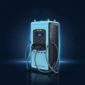 Estación de Carga para Vehículos Eléctricos de Corriente Continua de Alta Potencia (60kW a 200kW) de Doble Puerto, Montada en el Suelo, IP54 para Exteriores, para Estacionamientos Públicos - Product Image 3