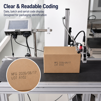 Imprimante jet d'encre thermique TIJ en ligne 12,7 mm pour l'impression de codes QR, de codes-barres et de dates de lots