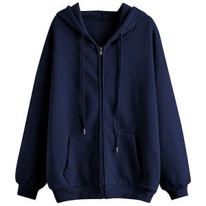 Sudadera de cuello redondo para mujer, ropa Regular Lisa personalizada, sudaderas holgadas de gran tamaño, informales, para invierno - Product Image 3