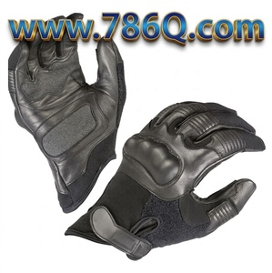 Gants tactiques durs pour les articulations Gants d'extérieur résistants à l'eau pour la protection de la paume et des doigts en cuir - Product Image 1