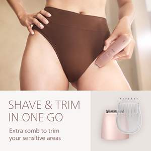 Afeitadora Eléctrica Inalámbrica de 3 Cuchillas, Uso en Seco y Húmedo, Resistente al Agua IPX7, con 80 Minutos de Autonomía Dispositivo para Afeitar Piernas, Cuerpo y Zona del Bikini, Lavable - Product Image 3