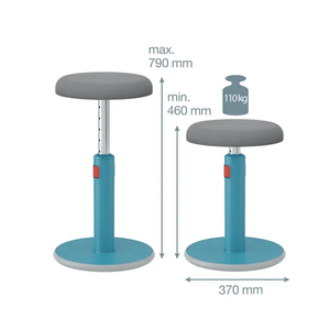 Sgabello alzato-seduto Ergo Cosy Attivo blu - Product Image 4