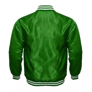 Respirant col montant hommes varsité vestes coupe-vent séchage rapide personnalisé couleur/taille collège Baseball Letterman Mega avant - Product Image 2