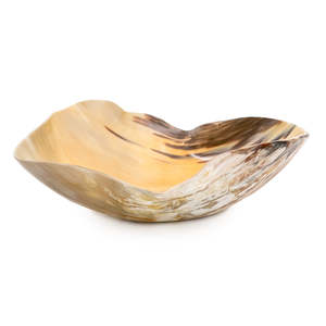 Postre de cuerno de búfalo y tazón dulce Cuerno de calidad premium Cuenco de comida redondo de lujo clásico de gran tamaño a buen precio Cuenco decorativo - Product Image 6