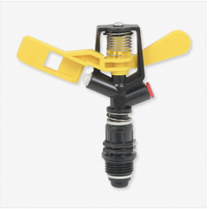 Aspersor de Impulso de Plástico KCS K-130-301 de 1/2 Pulgada, Círculo Completo 360°, Accionamiento por Engranajes con Pico de Zinc de 1 Vía para Riego de Jardín - Product Image 1