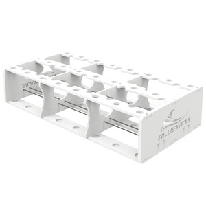 Alumínio Bent Butt Pesca <span class=keywords><strong>Rod</strong></span> Titular <span class=keywords><strong>Rack</strong></span>-Grande Capacidade de armazenamento para 45 Varas & Reel Combos, Montado Pole Organizer - Product Image 1
