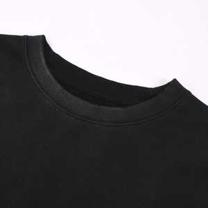 <b>Men</b> <b>Long</b> <b>Sleeve</b> <b>T</b> <b>Shirt</b> 100 Cotton O Neck Regular Fit Knitted Solid Front Casual Streetwear - Product Image 3