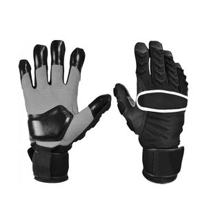 Guantes de Fútbol Americano con Agarre Resistente, Diseño Personalizado de Equipo, Cuero Sintético, Cómodos y Suaves, Guantes de Receptor - Product Image 1