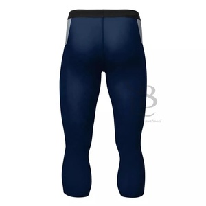 Vente en gros de vêtements de sport Pantalons de compression pour hommes avec poches Leggings de gymnastique à sec et à froid Collants de course à pied fitness et entraînement - Product Image 6