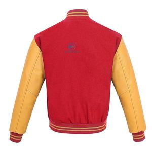 Nouveauté Vestes universitaires en laine personnalisées avec broderie en chenille Streetwear vintage Style baseball Manches en cuir à patchs - Product Image 3