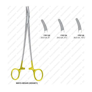 Portaagujas de Castroviejo con candado de 18cm, pinzas de soporte de aguja quirúrgica de calidad alemana, instrumentos de sutura recta - Product Image 4