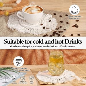 Best Theme Design Cotton Rope <b>Table</b> <b>Coaster</b> Best for Parties and Other Functions Tableware Decorative Beast Design <b>Coaster</b> - Product Image 3