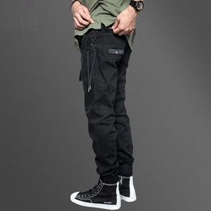 Pantalon cargo décontracté unisexe 100% coton, coupe droite, braguette boutonnée, taille mi-haute, séchage rapide et écologique, fournisseur pakistanais - Product Image 3