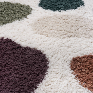 New Title Abstract Machine Made Polyester Shaggy <b>Rug</b> for Bedroom Hallway Teen Bedside Decor - Product Image 3