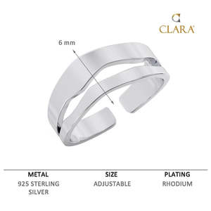 Anillos de Plata de Ley 925 de Primera Calidad para Mujer, Chapados en Rodio con Circonita, Joyería de Boda para Hombre - Product Image 6