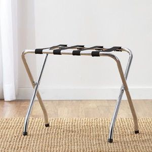 <b>Lightweight</b> Metal <b>Luggage</b> Rack For Home Bedroom Offering Easy Portability And Convenience For Frequent Travelers - Product Image 6