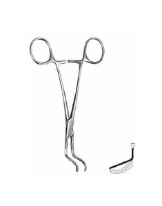Top Instruments Chirurgicaux Produit Pince Aortique Miniature Subramanian 135 degrés 15.5cm Acier Inoxydable - Product Image 4