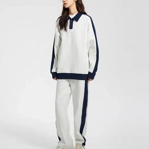 Sudadera con Capucha de Mezcla de Poliéster/Algodón Totalmente Personalizable, Sudadera con Capucha de Punto Antipilling para Mujer, Informal, Holgada, para Invierno - Product Image 4