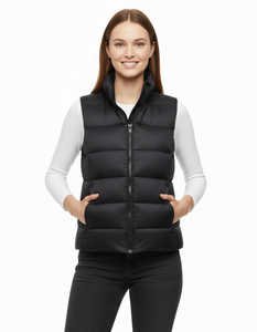 Veste matelassée zippée de haute qualité pour femmes, vêtements d'hiver pour femmes, veste bomber à bulles, veste d'extérieur - Product Image 3