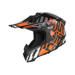 Casco Acerbis Offroad Steel Carbon 22-06, Nuevo, Certificado por el DOT, Estilo Retro Abatible, con Carcasa de PC y Visera Retro - Product Image 1