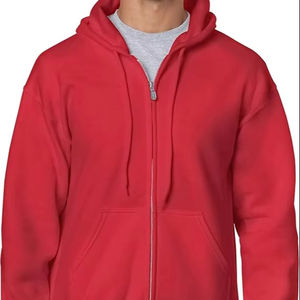 Personalizable 100% algodón cremallera diseño bordado Sudadera con capucha patrón sólido cuello con capucha ropa de calle Digital para el invierno - Product Image 5