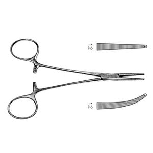 Pinzas Hemostáticas de Bloqueo de Alta Calidad, Instrumentos Médicos Veterinarios Quirúrgicos para Arterias, Acero Inoxidable - Product Image 2