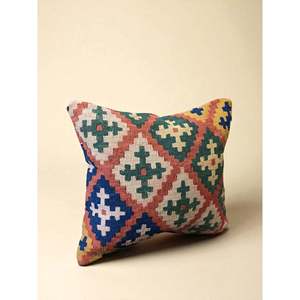 Funda de Cojín Kilim Turco Vintage de Imaco Rugs, 40 cm x 40 cm, 0.0 g, para Asientos y Almohadas - Product Image 2