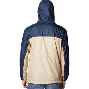 Chaqueta cortavientos ligera impermeable transpirable con cremallera completa para hombre, chaqueta Multipanel de manga larga con capucha para deportes al aire libre de invierno - Product Image 3