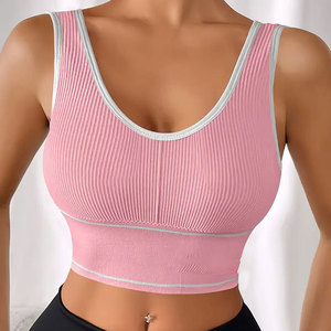 Sujetador deportivo de fitness activo para mujer 2025 hecho en Pakistán Material de algodón y poliéster de talla grande estilo Simple para deportes de gimnasio - Product Image 2
