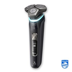 Rasoir électrique pour homme, système à double lame pour utilisation humide et sèche, tondeuse à barbe avec station de nettoyage, support de charge, étui de voyage - Product Image 3