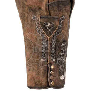 Pantalones Cortos Bávaros de Cuero Transpirable de Primera Calidad, Nuevo Diseño, Elegantes Pantalones Cortos Bávaros de Cuero para Hombre, Personalizados - Product Image 6