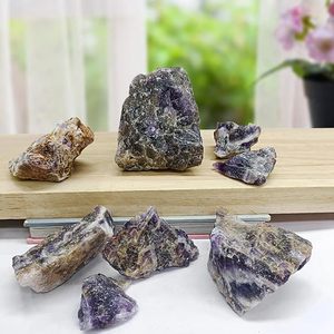 Piedra de cristal en bruto de amatista, venta al por mayor, cristales curativos minerales naturales a granel, cristales y minerales curativos a granel - Product Image 4