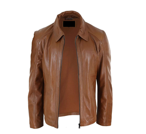 Chaqueta de motorista de moda informal de alta calidad personalizada cuero genuino estilo clásico con capucha soporte transpirable invierno motocicleta satén 3XL - Product Image 6