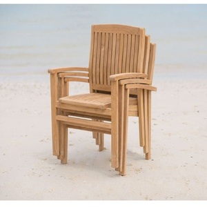 teak wood dining <b>chair</b> <b>garden</b> and <b>stacking</b> italy wholesale - Product Image 1