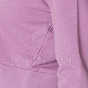 Sweats à capuche légers et courts pour femmes à la mode surdimensionnés à capuche tricotée d'hiver avec patchs personnalisés en dentelle sur le logo avant - Product Image 6
