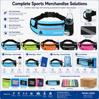 Ceinture de course OEM, sac banane, porte-bouteille, sac de taille réfléchissant et imperméable pour hommes et femmes, ceinture d'hydratation pour marathon et jogging