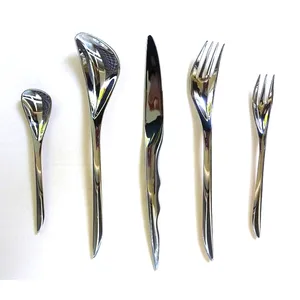 Bán buôn tốt nhất Nhà cung cấp Nhà máy trực tiếp Ấn Độ sang trọng thép không gỉ Flatware dao muỗng nĩa thiết lập dao kéo cho văn phòng & Home