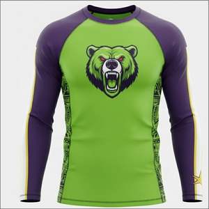 Meilleur rashguard MMA pour homme, confortable, respirant, couleur unie, manches longues, UPF50+, séchage rapide, écologique, haute qualité - Product Image 2