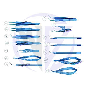 Pinces ophtalmiques en titane pour l'insertion de plaquettes sclérales, outil de microchirurgie oculaire, prix de gros, ensemble complet fabriqué par Wenquar - Product Image 3