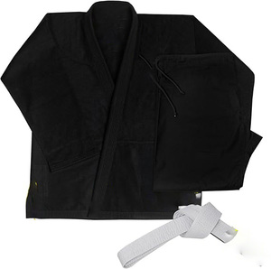 Bjj Gi Kids iu Jitu Gi Kimono pour garçons et filles comprend un pantalon et une ceinture blanche Entraînement et compétitions, uniformes de résistance à la déchirure - Product Image 2