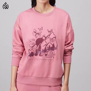 Sudadera con capucha de cuello redondo de gran tamaño, transpirable anticontracción Jersey de invierno, sudadera delantera larga para otoño - Product Image 1