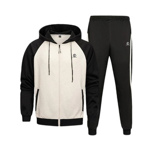 Survêtements d'hiver à logo personnalisé Survêtements en éponge française Survêtements unisexes en coton polaire épais et respirant pour hommes - Product Image 1