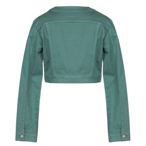 Chaqueta vaquera OEM para mujer, prendas de vestir informales para mujer, chaqueta de otoño, chaqueta vaquera abotonada, chaqueta vaquera de gran tamaño para mujer - Product Image 2