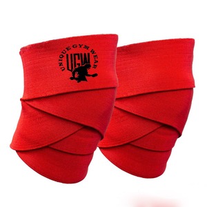 UNIQUE GYM WEAR Custom Made Nylon <b>Knee</b> Wraps-Durable Water Resistant Breathable & Eco-Friendly for Weight Lifting (Unisex) - Product Image 1