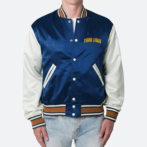 Chaqueta Universitaria de Béisbol Personalizada con Diseño de Letras, Chaqueta Varsity de Primera Calidad con Sublimación para Hombre - Product Image 1