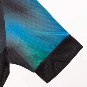 Camiseta de ciclismo personalizada OEM y ODM, camisetas de ciclismo impresas sublimadas de tela transpirable de compresión ligera de secado rápido - Product Image 4